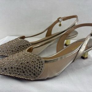 J.Renee Embellished Slingback Heels size 8.5M